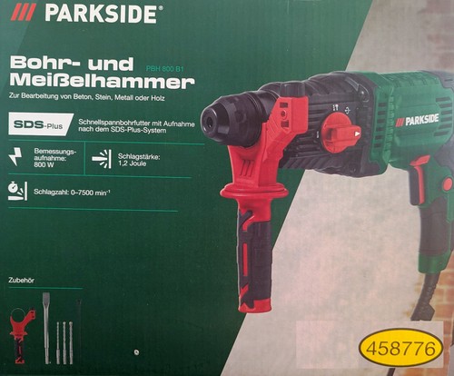 Parkside bohrhammer pbh 800 - bohrhammer, b1