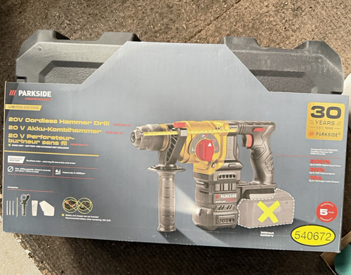 Parkside cordless hammer drill - parkside,