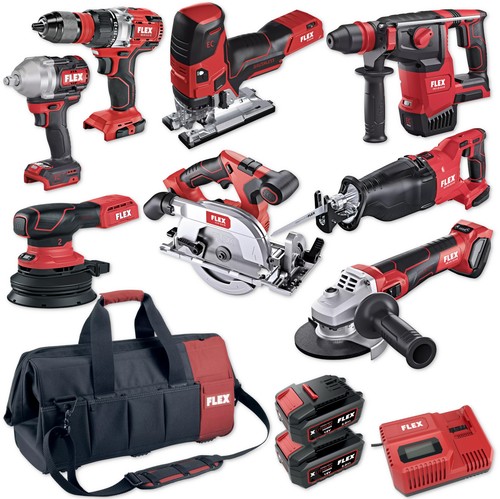 Flex akku combo set - xxl, 18v